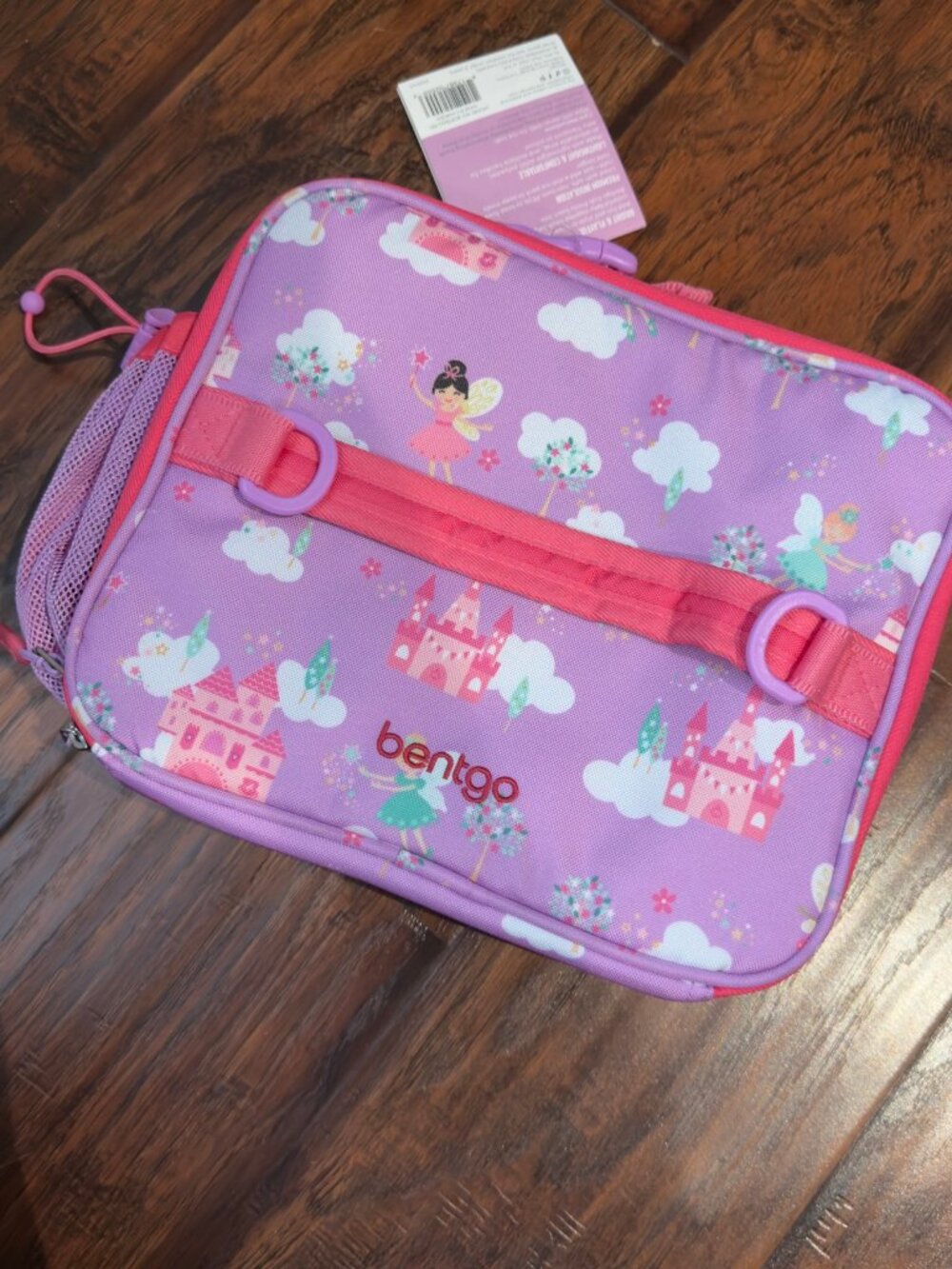 Bentgo Deluxe Insulated Lunch Bag Purple Fairy Castle Print NWT